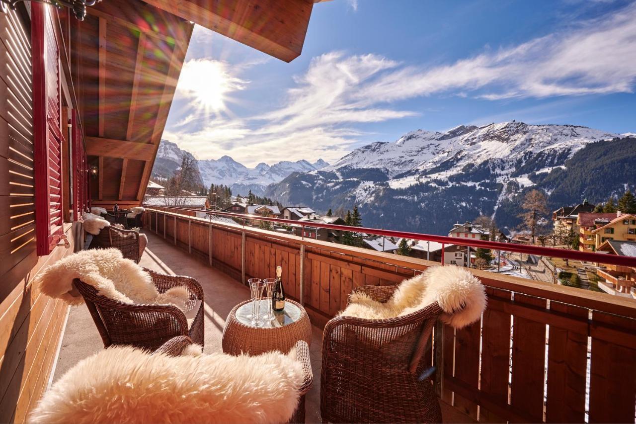 Chalet Baergsunna Penthouse Wengen Esterno foto