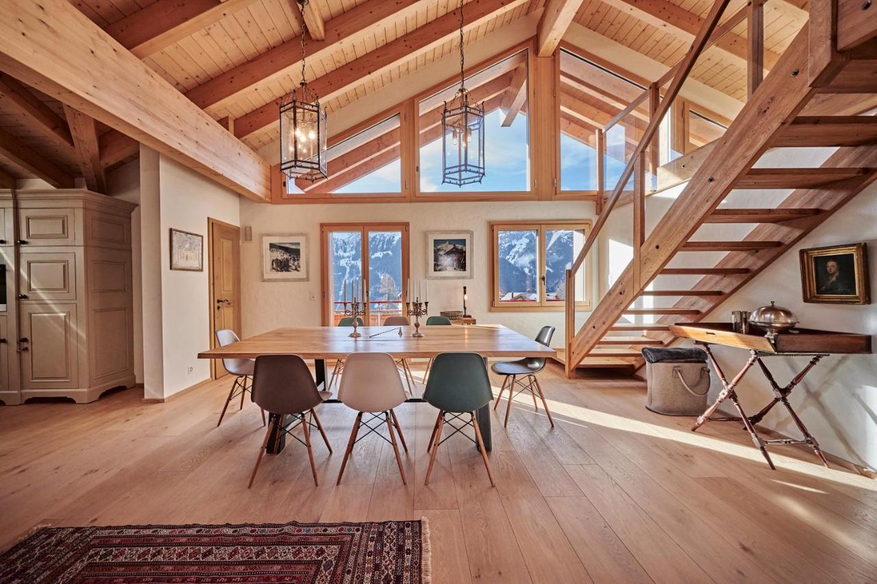 Chalet Baergsunna Penthouse Wengen Esterno foto