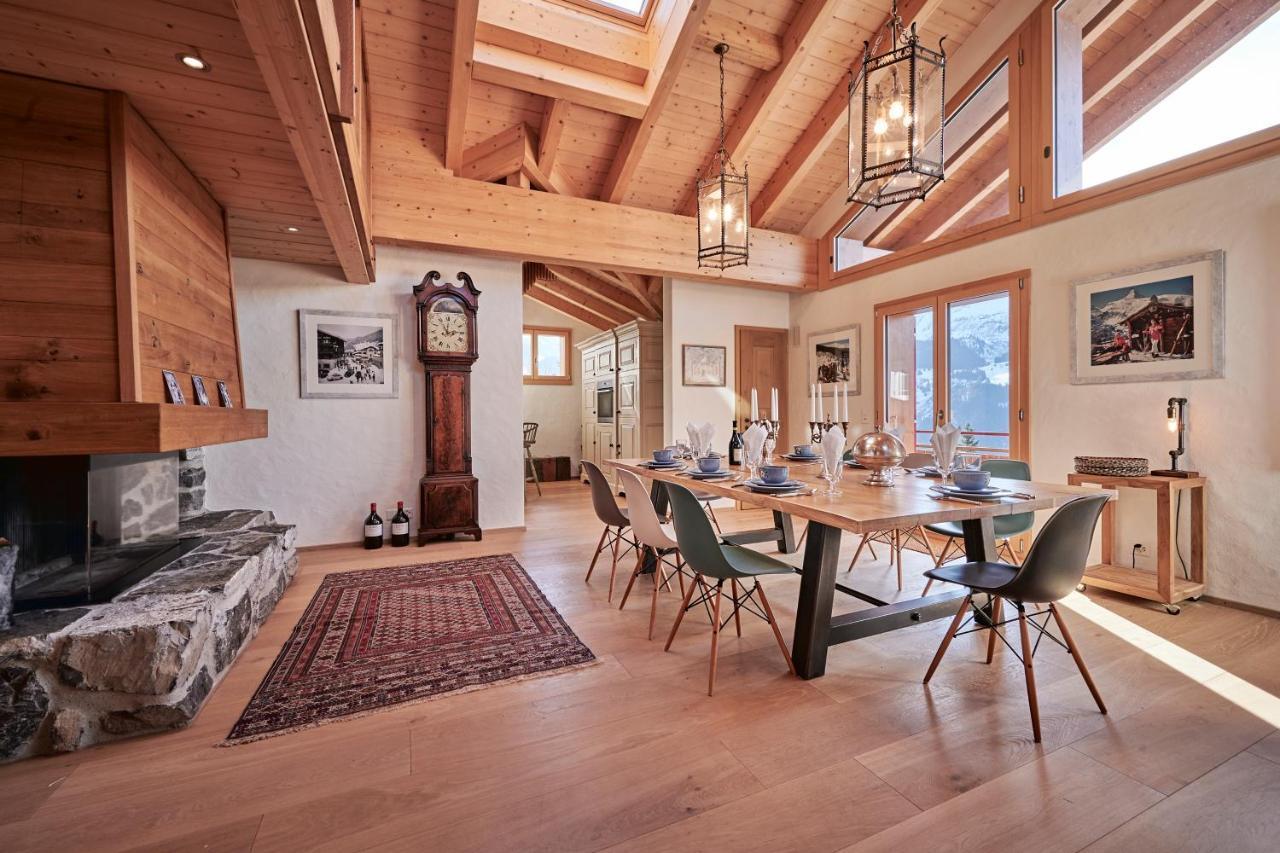 Chalet Baergsunna Penthouse Wengen Esterno foto