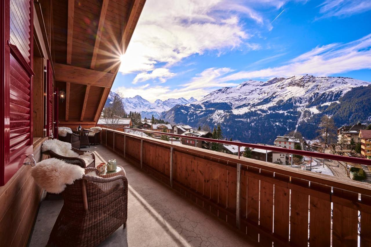 Chalet Baergsunna Penthouse Wengen Esterno foto
